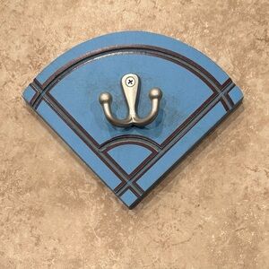 Pottery Barn kids baseball coat, hook wall hanging retired
